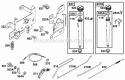 Controls Oil Fill Diagram and Parts List for 282707-0026-01  Briggs and Stratton Engine